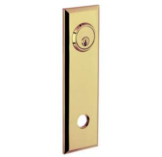 Baldwin RS54030PVJS Polished Brass Pair 10 Square Privacy Escutcheon 