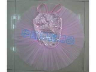 NWT Pink Girls Ballet Tutu Leotard Dance Dress SZ 7 8  