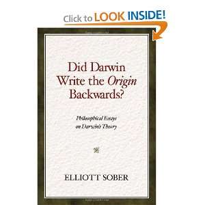   Darwins Theory (Prometheus Prize) [Paperback]: Elliott Sober: Books