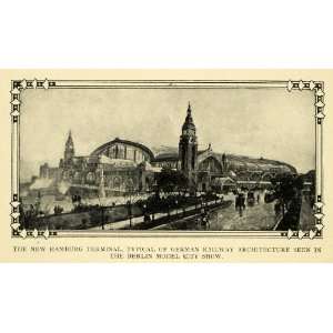   Railway Germany Berlin City   Original Halftone Print
