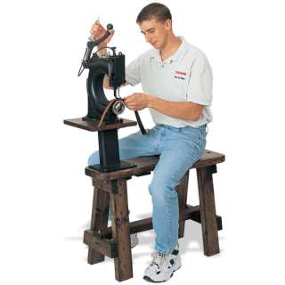 The Tippmann cobblers bench offers a sturdy work space for using the 