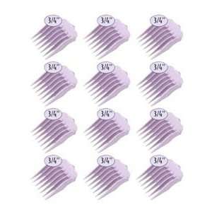  12 Pack Wahl #6 Nylon Attachment Combs 3/4 Lavender 
