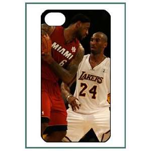 Lebron L James Miami Heat NBA MVP Player iPhone 4s iPhone4s Black 