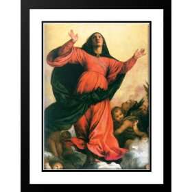  Titian 28x36 Framed and Double Matted The Assumption of the Virgin 