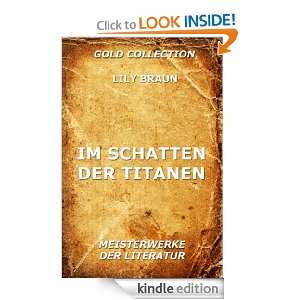 Im Schatten der Titanen (Kommentierte Gold Collection) (German Edition 