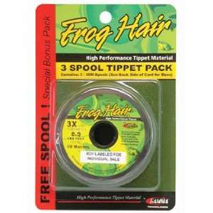  Frog Hair 3 Spool Tippet Pack