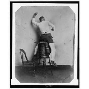   ,gesturing as if riding a horse,1880 1900,Tintype
