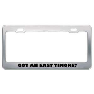 Got An East Timore? Nationality Country Metal License Plate Frame 