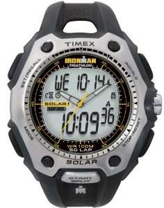   Timex Mens T5G681 Ironman Triathlon Solar Dual Tech Watch: Timex
