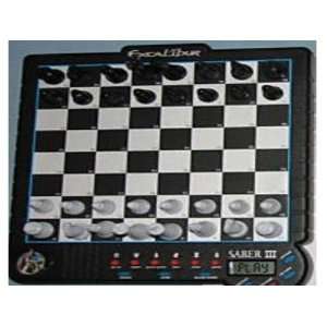  Excalibur Electronic Chess Game   Saber III: Toys & Games