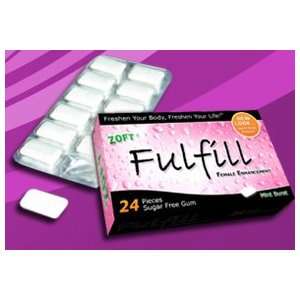 Zoft Fulfill Female Enhancement Gum   24 pieces   6 Pack 