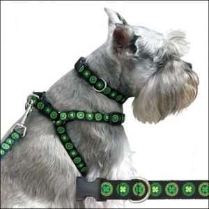  Irish Celtic Step In Dog Harness with Clover