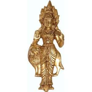  Bharat Mata (Wall Hanging)   Brass Sculpture