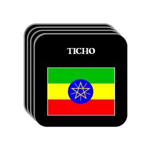 Ethiopia   TICHO Set of 4 Mini Mousepad Coasters 