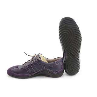 Ecco 4710355775 Vibration II Tie Night Shade Leather Fashion Sneakers 