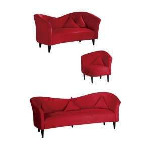  Soho Strata Chair, Love Seat And Sofa Set: Home & Kitchen
