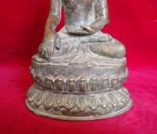 Antique Old Shakyamuni Buddha Statue Handmade In Nepal  