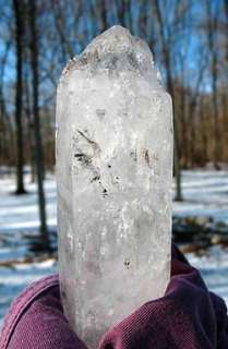 Tibetan Tibet Quartz Crystal w Tantric Twin  
