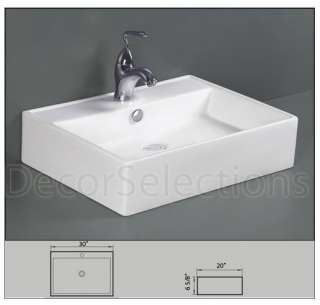 30 Bathroom Ceramic Sink Basin Bowl  