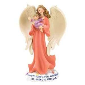 Angel with Baby Figurine 