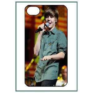  Justin Bieber Pop Star iPhone 4 iPhone4 Black Designer 