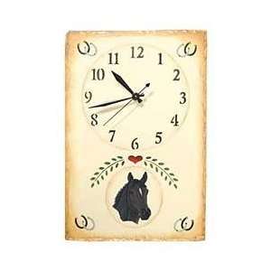  Thoroughbred Horse Clock