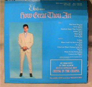 How Great Thou Art Elvis Presley Dynagroove LPM 3758  