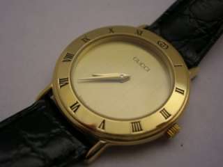   3000.2L Ladies Wrist Watch Champagne Dial 18K GP Bazel EUC  