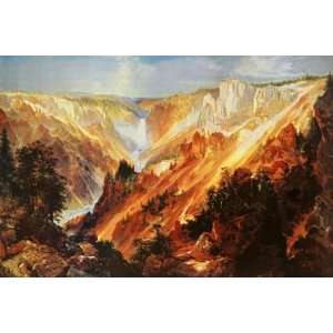 Thomas Moran: 36W by 24H : The Grand Canyon Of The Yellowstone 