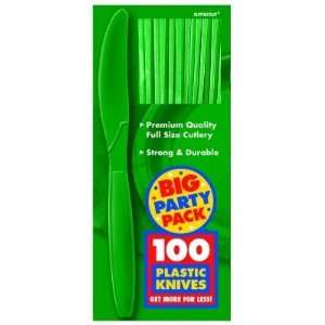   : Costumes 203207 Festive Green Big Party Pack  Knives: Toys & Games