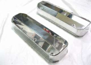   Polished Tall Fabricated Valve Covers Long Bolt 383 429 460 BBF  
