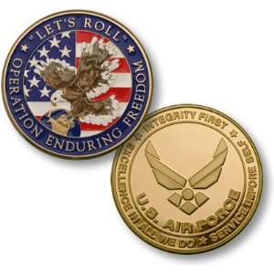  Enduring Freedom   Air Force Emblem MerlinGold Everything 