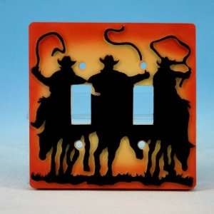  COWBOY Western Double SWITCHPLATE Light Cover Decor: Home 