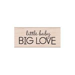  Big Love Wood Mounted Rubber Stamp (D4944): Arts, Crafts 