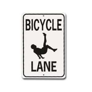  Bicycle Lane Street Sign: Sports & Outdoors