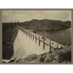  Elephant Butte Dam,spillway,reservoir,New Mexico,c1916 