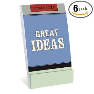  Knock Knock Pocket Notes: Great Ideas (Pack of 6): Health 