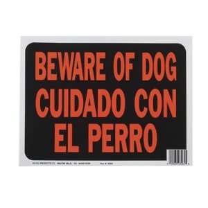    Hy Ko Products 9X12 Sign Biling Beware Of Dog 3060 Electronics