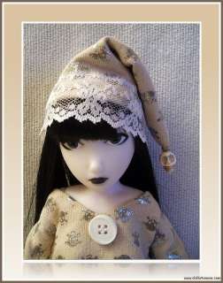   Clothes NIGHTGOWN + CAP 4 EMILY the STRANGE DOLL Goth Gothic  
