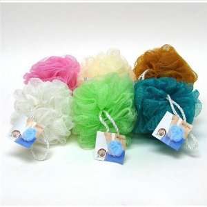  Luscious Bath Mesh Bath/Shower Pouf Case Pack 36 