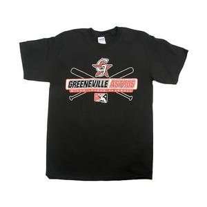   Astros Bench T Shirt by Bimm Ridder   Black Large