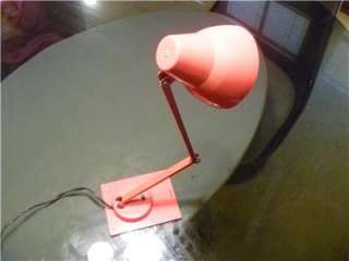 VTG MID CENTURY MODERN/EAMES/PANTON TENSOR DESK LAMP 2 ARM W 