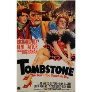  Tombstone, the Town Too Tough to Die Movie Poster (11 x 17 