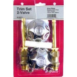  Lasco 01 9171 Two Valve Verve Tub and Shower Trim Set for 