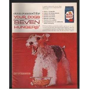  1962 Advertisement KenL Biskit Dog Food Terrier 