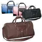 bellino vintage vocation executive leather duffel bag  