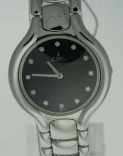 New Ebel Beluga White Gold Diamonds Ladies Watch    