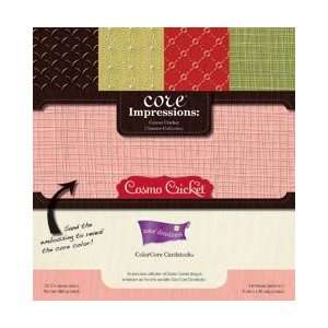  Core Impressions Cosmo Cricket Cardstock Asst 12X12 20/Pkg 