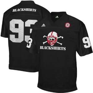  adidas Nebraska Cornhuskers #93 Blackshirts Chase Replica 