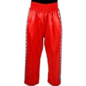  Valor Boxing Pants Poly Red w/Logo St Sz 1 Sports 